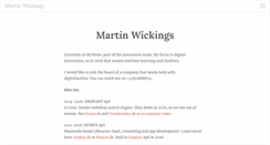 Desktop Screenshot of martin-wickings.dk