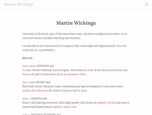 Tablet Screenshot of martin-wickings.dk